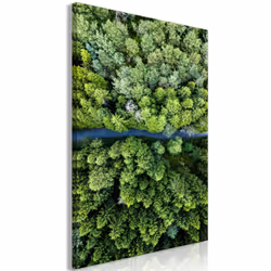 Planete Discount PD10248-80-120, Forêt, Vert, Gris, Panneaux MDF, 800 mm, 20 mm, 1200 mm