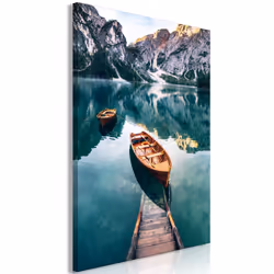 Planete Discount PD10253-80-120, Montagne, Marron, Crème, Vert, Panneaux MDF, 800 mm, 20 mm, 1200 mm