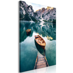 Tableau Boats In Dolomites (1 Part) Vertical - PD10253-80-120