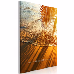 Planete Discount PD10283-80-120, Paysage marin, Bleu, Marron, Orange, Panneaux MDF, 800 mm, 20 mm, 1200 mm