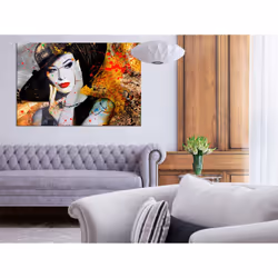 Tableau Personnages Elegant Lady (1 Part) Wide - PD11967-120-80