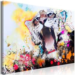 Tableau Tiger's Roar 1 Pièce Wide - PD8535-120-80