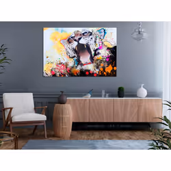 Tableau Tiger's Roar 1 Pièce Wide - PD8535-120-80