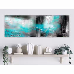 Tableau Turquoise Fog (1 Part) Narrow - PD9420-150-50
