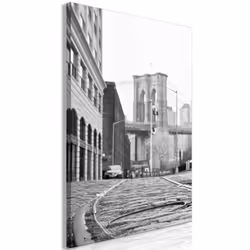 Planete Discount PD12270-80-120, New York, Noir, Blanc, Panneaux MDF, 800 mm, 20 mm, 1200 mm