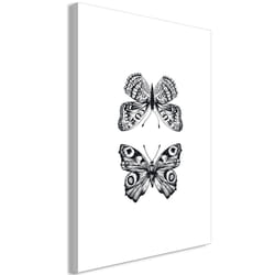 Tableau Two Butterflies 1 Pièce Vertical - PD8539-80-120