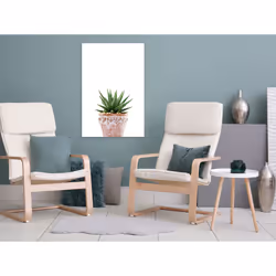 Tableau Fleurs Succulents In Pot (1 Part) Vertical - PD11392-80-120