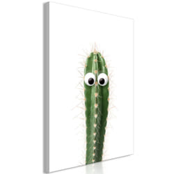 Tableau Fleurs Live Cactus (1 Part) Vertical - PD11393-80-120