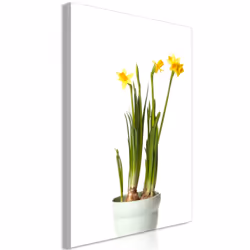 Planete Discount PD11398-60-90, Fleurs variées, Vert, Gris, Blanc, Jaune, Panneaux MDF, 600 mm, 20 mm, 900 mm
