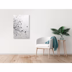 Tableau Vintage Birds on Tree (1 Part) Vertical - PD12477-80-120
