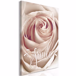 Planete Discount PD11405-40-60, Roses, Crème, Blanc, Panneaux MDF, 400 mm, 20 mm, 600 mm