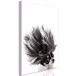 Planete Discount PD8545-80-120, Chiens, Noir, Blanc, Panneaux MDF, 800 mm, 20 mm, 1200 mm