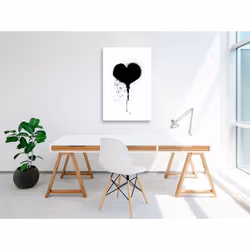 Tableau Destroyed Heart 1 Pièce Vertical - PD8550-80-120