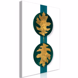 Planete Discount PD10295-80-120, Arbres, Or, Vert, Blanc, Panneaux MDF, 800 mm, 20 mm, 1200 mm