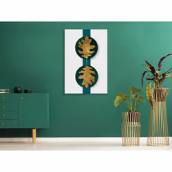 Tableau Green Wealth (1 Part) Vertical - PD10295-80-120