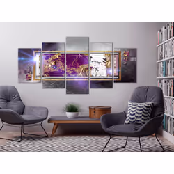 Tableau Golden Reflection (5 Parts) Wide - PD9447-200-100