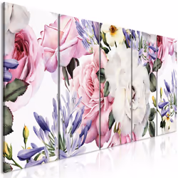 Planete Discount PD11416-225-90, Fleurs variées, Multicolore, Panneaux MDF, 2250 mm, 20 mm, 900 mm