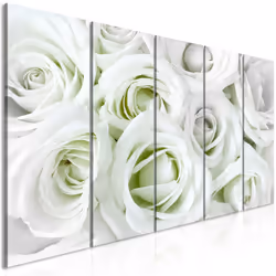 Planete Discount PD11420-225-90, Roses, Vert, Blanc, Panneaux MDF, 2250 mm, 20 mm, 900 mm