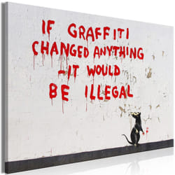 Tableau Quotes Graffiti 1 Pièce Wide - PD8561-120-80