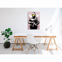 Tableau Policeman 1 Pièce Vertical - PD8571-80-120
