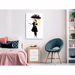 Tableau Girl with Umbrella 1 Pièce Vertical - PD8577-80-120
