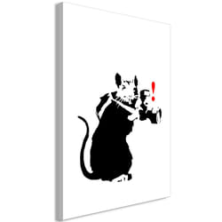 Tableau Rat Photographer 1 Pièce Vertical - PD8579-80-120