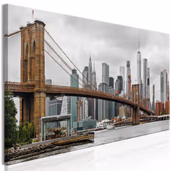 Planete Discount PD12285-135-45, New York, Multicolore, Panneaux MDF, 1350 mm, 20 mm, 450 mm