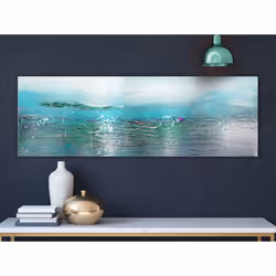 Tableau Turquoise Landscape (1 Part) Narrow - PD9451-150-50