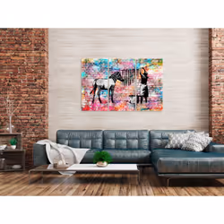 Tableau Colourful Washing 3 Pièces - PD8585-120-80