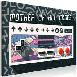 Tableau Mother of All Codes 1 Pièce Wide - PD8589-120-80