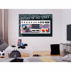 Tableau Mother of All Codes 1 Pièce Wide - PD8589-120-80