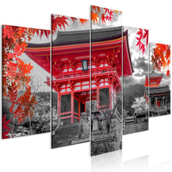 Tableau Villes Kyoto, Japan (5 Parts) Wide - PD12288-200-100