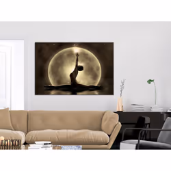 Tableau Personnages Twine (1 Part) Wide Golden - PD11971-120-80