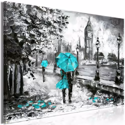 Planete Discount PD12294-120-80, Londres, Gris, Turquoise, Panneaux MDF, 1200 mm, 20 mm, 800 mm