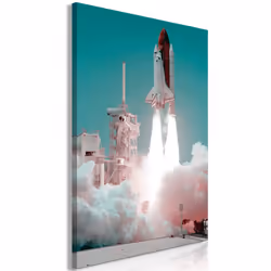 Planete Discount PD10308-80-120, Paysage nocturne, Marron, Vert, Gris, Panneaux MDF, 800 mm, 20 mm, 1200 mm
