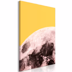 Planete Discount PD10312-40-60, Paysage nocturne, Noir, Rose, Jaune, Panneaux MDF, 400 mm, 20 mm, 600 mm