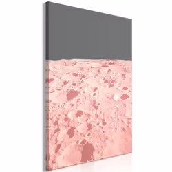 Planete Discount PD10314-80-120, Paysage nocturne, Noir, Rose, Panneaux MDF, 800 mm, 20 mm, 1200 mm