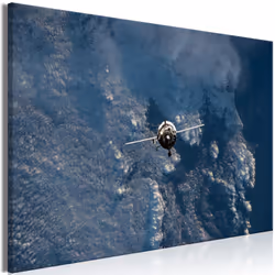 Planete Discount PD10315-120-80, Paysage nocturne, Bleu, Gris, Panneaux MDF, 1200 mm, 20 mm, 800 mm