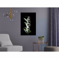 Tableau Fleurs White Lilacs (1 Part) Vertical - PD11427-80-120