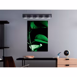 Tableau Fleurs Plant in Black (1 Part) Vertical - PD11431-80-120