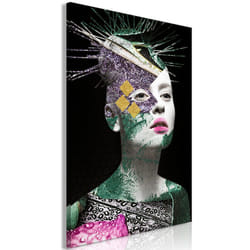 Tableau Personnages Colourful Portrait (1 Part) Vertical - PD11975-80-120
