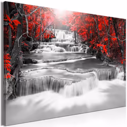 Planete Discount PD10321-120-80, Noir, Rouge, Blanc, Panneaux MDF, 1200 mm, 20 mm, 800 mm