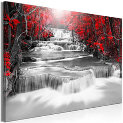 Tableau Cascade of Thoughts (1 Part) Wide Red - PD10321-120-80