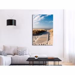 Tableau Lonely Beach (1 Part) Vertical - PD10325-80-120