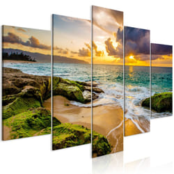 Tableau Turquoise Sea (5 Parts) Wide - PD10328-200-100