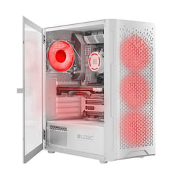 VIST White PC Gaming Ryzen 5 5500 - RAM 32Go - RTX 5050 - SSD 1To M.2 - WIFI - Windows 11 Pro