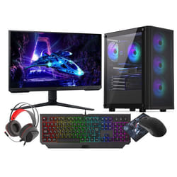 VIST PC Gaming Ryzen 7 5700X - RAM 32Go - RTX 5060 - SSD 1To M.2 - WIFI - 24 - W11