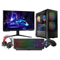 VIST PC Gaming Ryzen 7 5700G - RAM 32Go - RX VEGA8 - SSD 1To M.2 - WIFI - LCD 24 - Windows 11 Pro