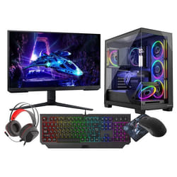 VIST Stellar PC Gaming Ryzen 7 5700X - RAM 32Go - RTX 5060 - SSD 1To M.2 - WIFI - LCD 24 180Hz - Windows 11 Pro