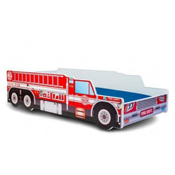 Lit Auto Enfant 140x70 - Camion De Pompier